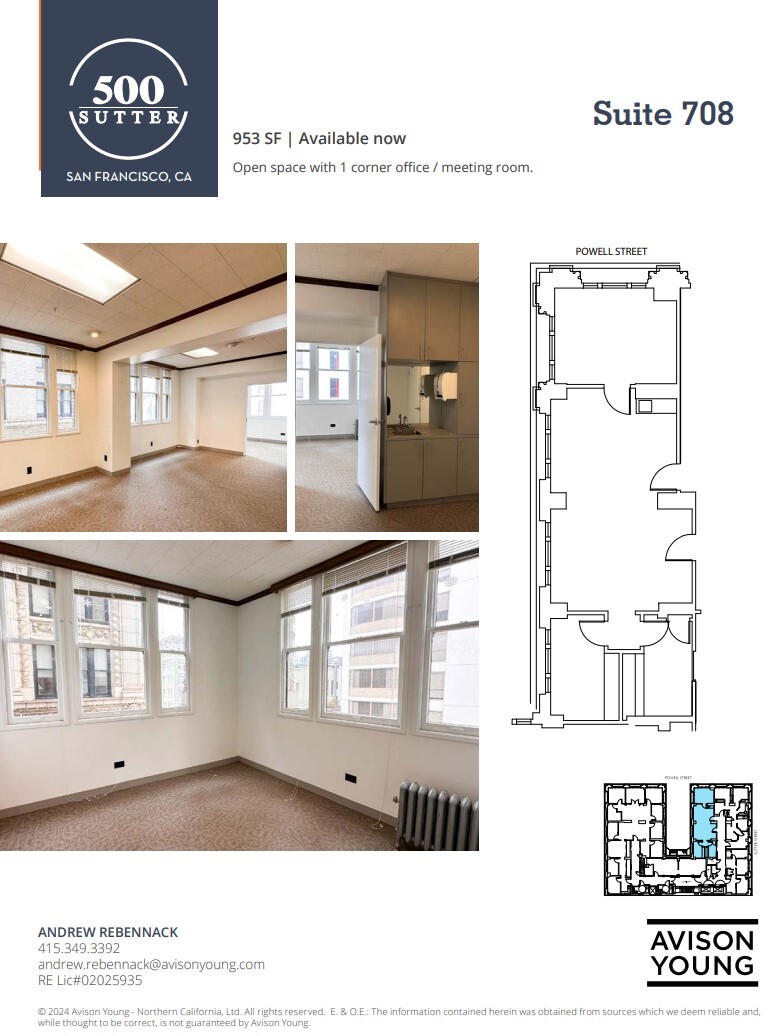 500 Sutter St, San Francisco, CA for lease Floor Plan- Image 1 of 1