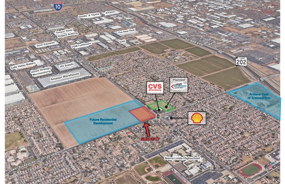 NWC 67th Ave & Lower Buckeye Rd, Phoenix, AZ 85043 Land for Sale