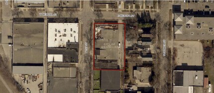 3888 N 1st St, Milwaukee, WI - AERIAL  map view
