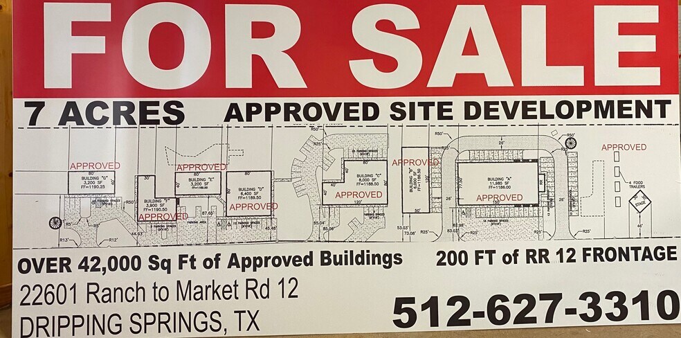 22601 Ranch Road 12, Dripping Springs, TX for sale - Site Plan - Image 1 of 1