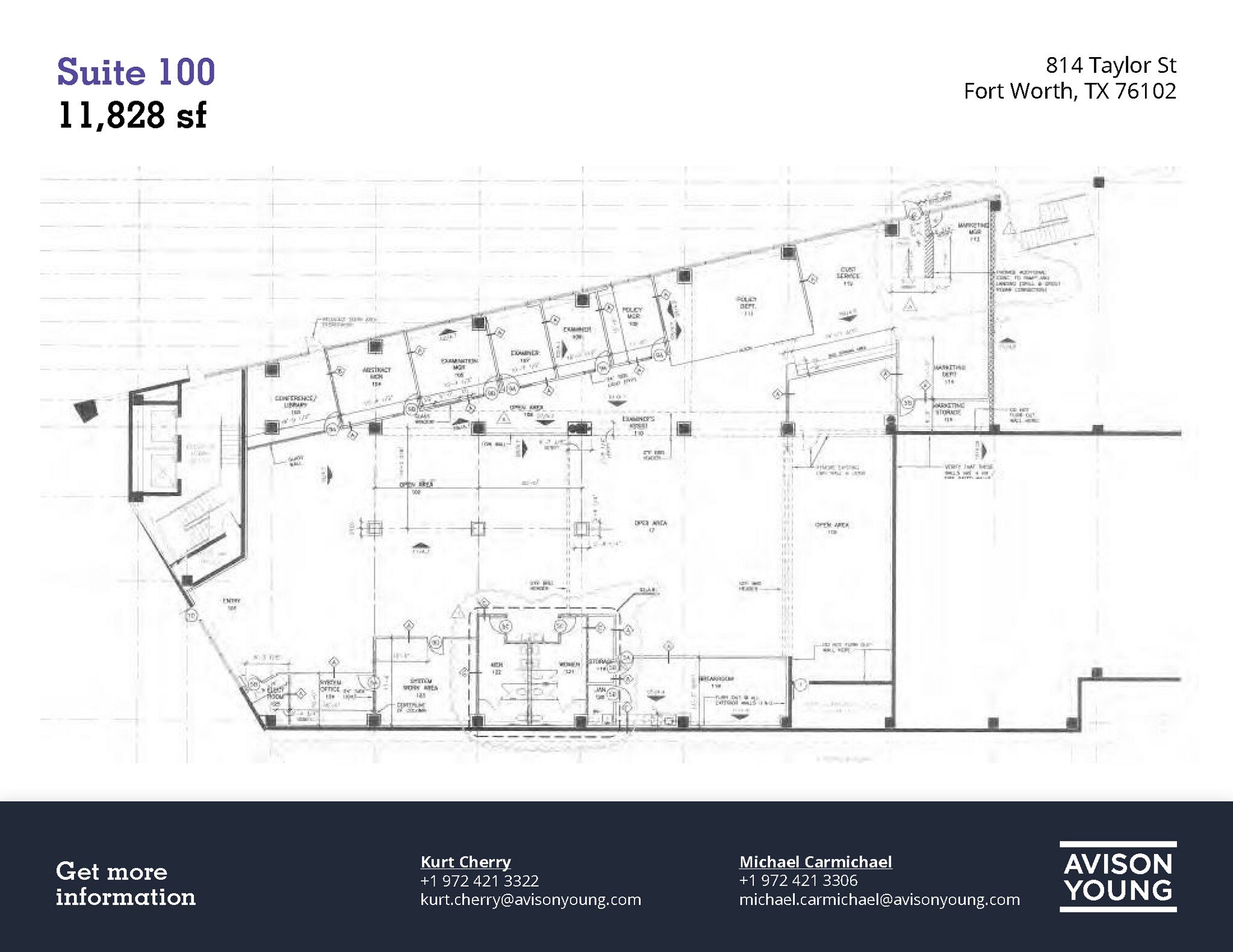 814 Taylor St, Fort Worth, TX for lease Floor Plan- Image 1 of 4