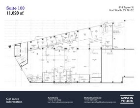 814 Taylor St, Fort Worth, TX for lease Floor Plan- Image 1 of 4