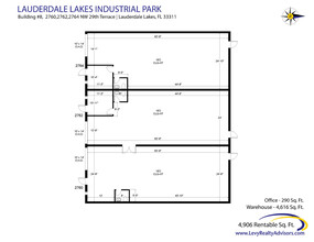 2696 NW 31st Ave, Lauderdale Lakes, FL for lease Floor Plan- Image 2 of 3