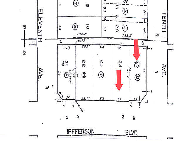 3001-3007 W Jefferson Blvd, Los Angeles, CA for sale Plat Map- Image 1 of 1