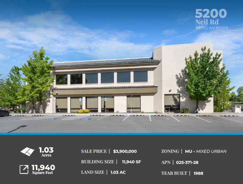 5200 Neil Rd, Reno, NV for sale - Building Photo - Image 2 of 9