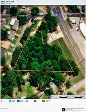 2005 High St, Longview, TX - aerial  map view