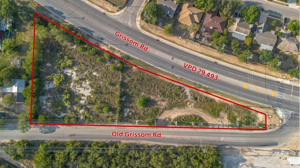 1.44 ± AC Grissom Rd Rd, San Antonio, TX for sale - Aerial - Image 1 of 12