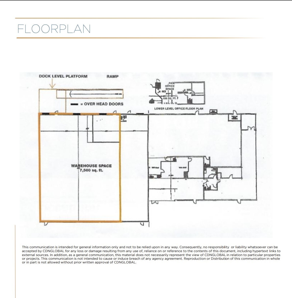 5510 Canotek Rd, Ottawa, ON for lease Floor Plan- Image 1 of 1