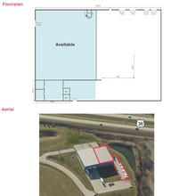 125 Brazos Dr, Danville, IN - aerial  map view