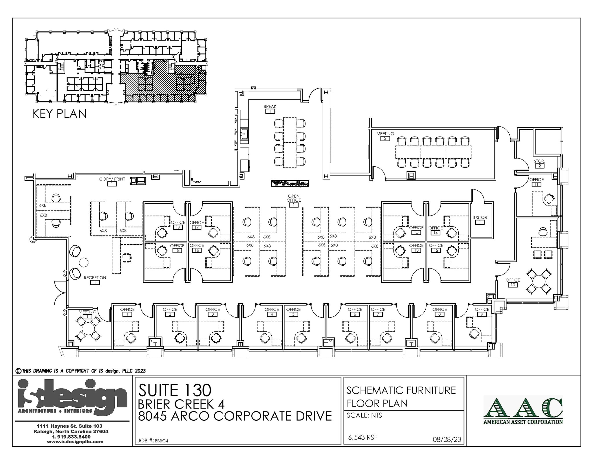 8045 Arco Corporate Dr, Raleigh, NC for lease Floor Plan- Image 1 of 1
