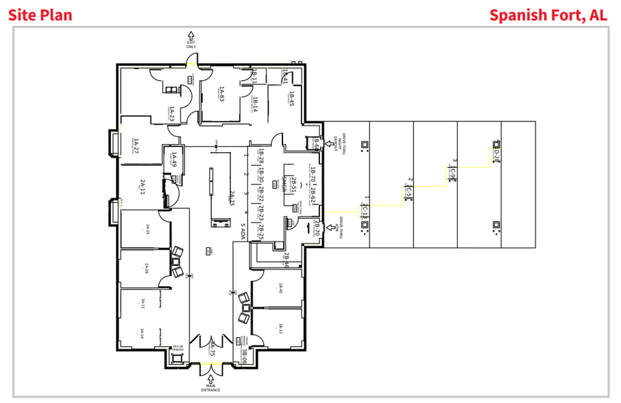 10000 Town Center Ave, Spanish Fort, AL for lease - Site Plan - Image 3 of 3