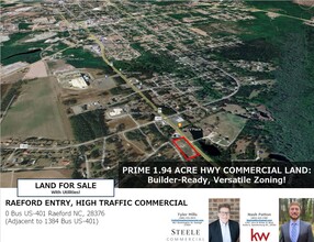 1404 US-401 Business, Raeford, NC - aerial  map view