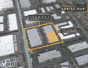 48541 Warm Springs Blvd, Fremont, CA - aerial  map view