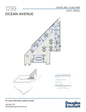 1299 Ocean Ave, Santa Monica, CA for lease Floor Plan- Image 1 of 1