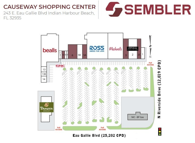 243 E Eau Gallie Blvd, Indian Harbour Beach, FL for lease Site Plan- Image 1 of 1