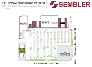 243 E Eau Gallie Blvd, Indian Harbour Beach, FL for lease Site Plan- Image 1 of 1