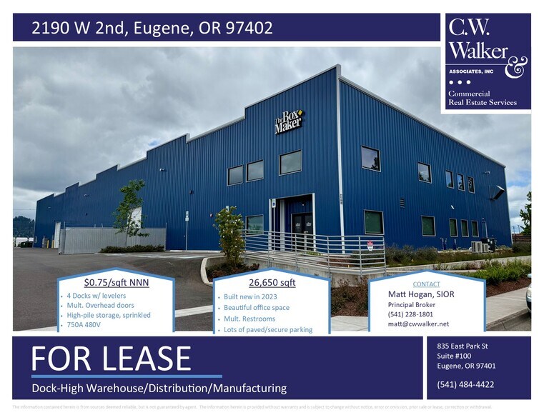 2120 W 2nd Ave, Eugene, OR for lease - Building Photo - Image 1 of 1