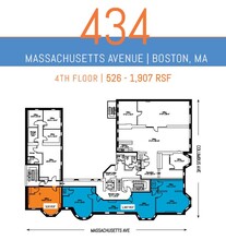 434-440 Massachusetts Ave, Boston, MA for lease Floor Plan- Image 1 of 1