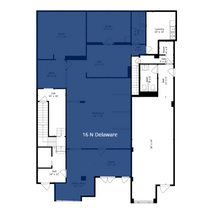 12-18 N Delaware St, Indianapolis, IN for lease Floor Plan- Image 1 of 4