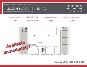 12950 SW Pacific Hwy, Tigard, OR for lease Floor Plan- Image 1 of 1