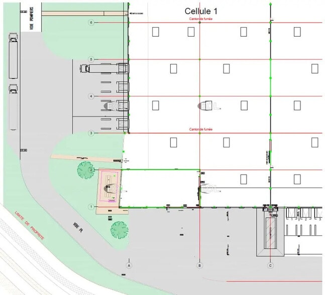 Industrial in Châtres for lease - Site Plan - Image 2 of 7