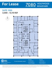 7080 Hollywood Blvd, Los Angeles, CA for lease Site Plan- Image 1 of 1