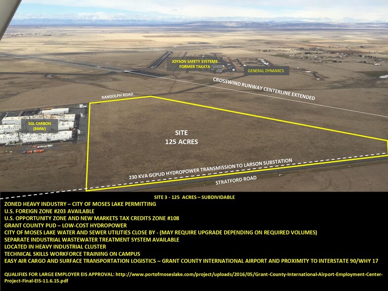 000 Stratford, Moses Lake, WA for sale - Aerial - Image 1 of 2