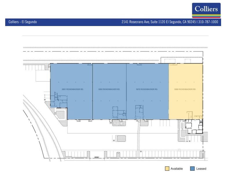 5951-5989 Rickenbacker Rd, Commerce, CA for lease Floor Plan- Image 1 of 1