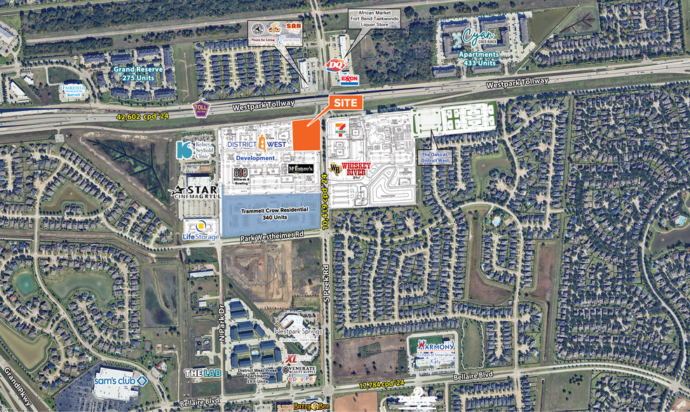 SWC of Westpark Tollway & S Peek rd, Richmond, TX for lease - Building Photo - Image 1 of 1