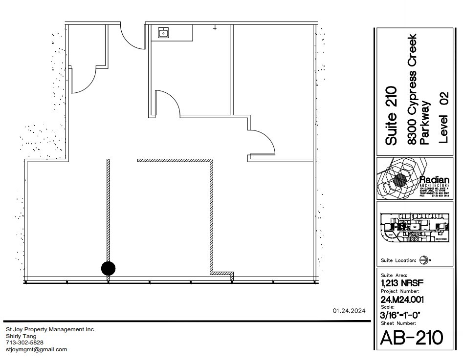 8300 Cypress Creek Pky, Houston, TX for lease Floor Plan- Image 1 of 1