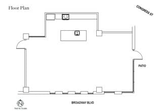 350 E Congress St, Tucson, AZ for lease Floor Plan- Image 1 of 2