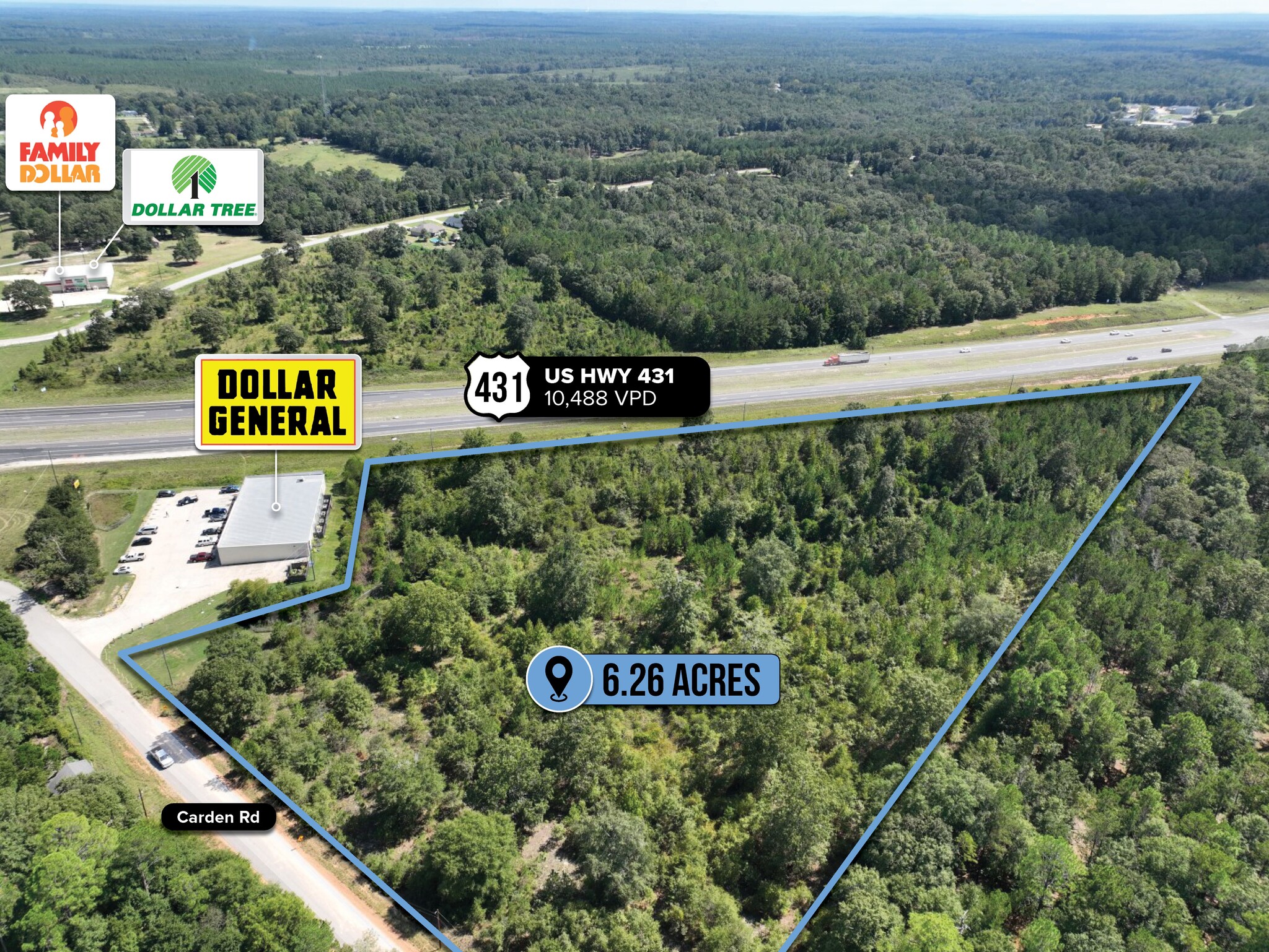 adj. to 5 Carden Road, Seale, AL for lease Primary Photo- Image 1 of 6