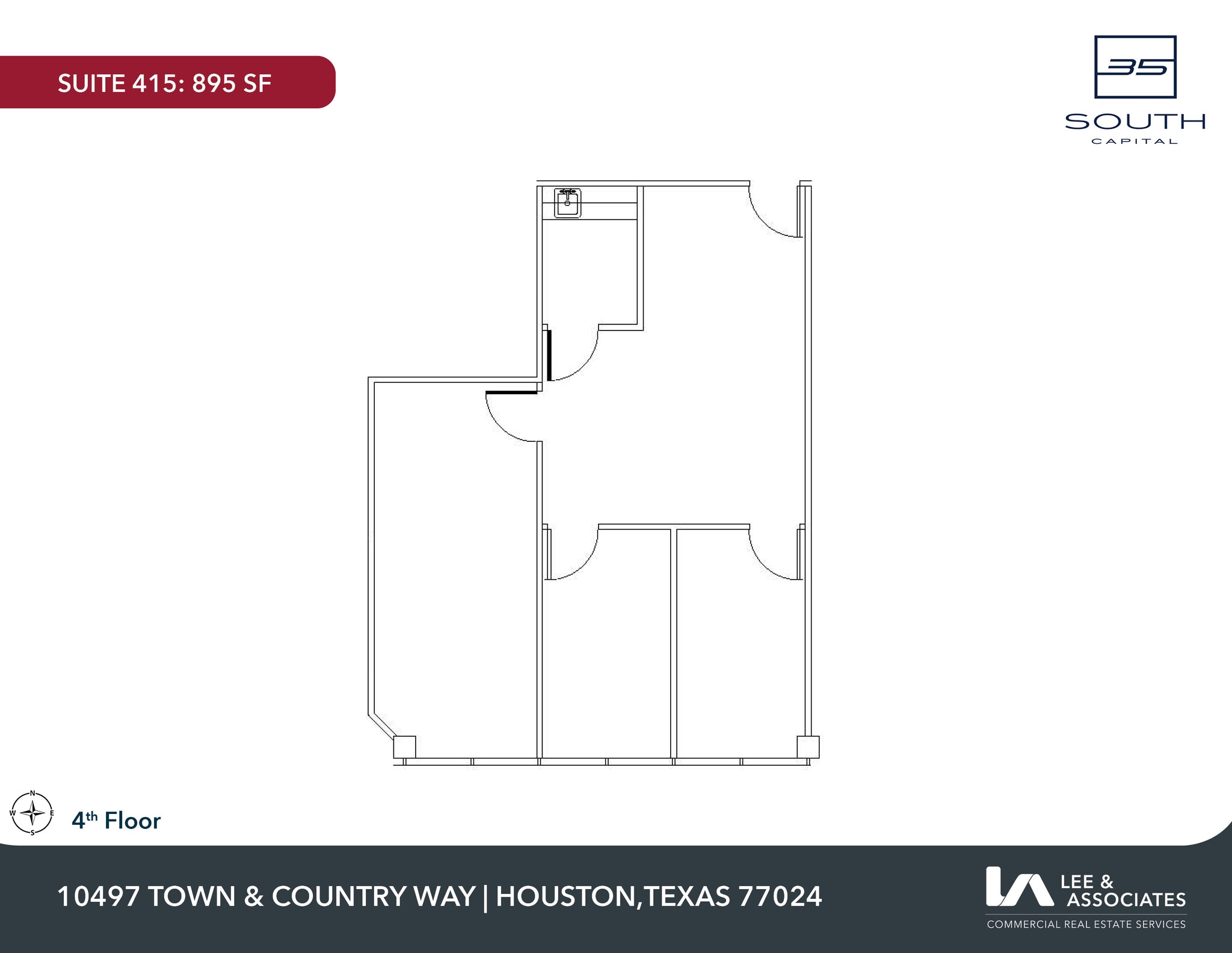 10497 Town & Country Way, Houston, TX for lease Floor Plan- Image 1 of 2