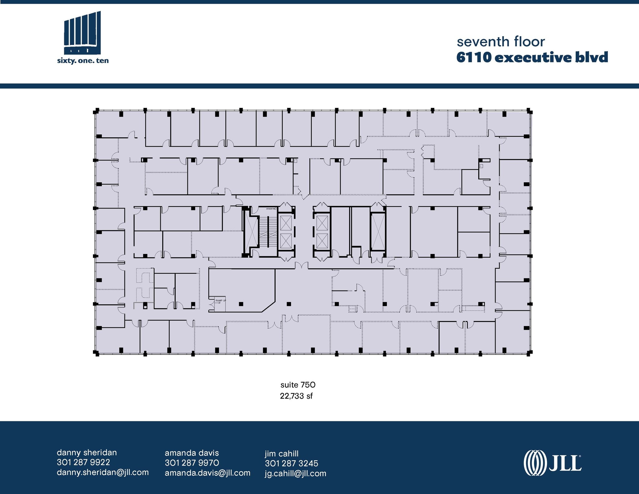 6110 Executive Blvd, Rockville, MD for lease Floor Plan- Image 1 of 1
