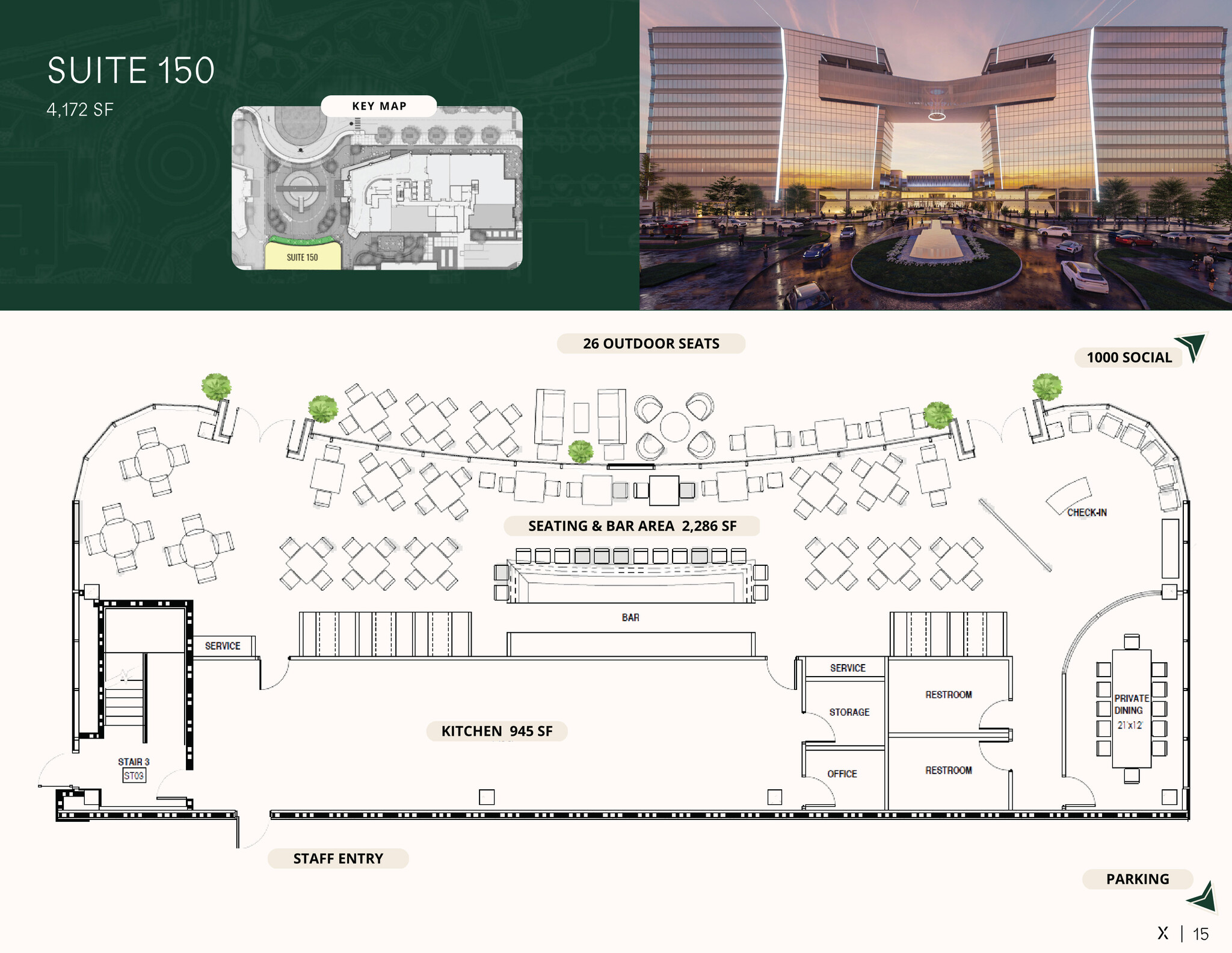 1000 Social St, Raleigh, NC for lease Site Plan- Image 1 of 1