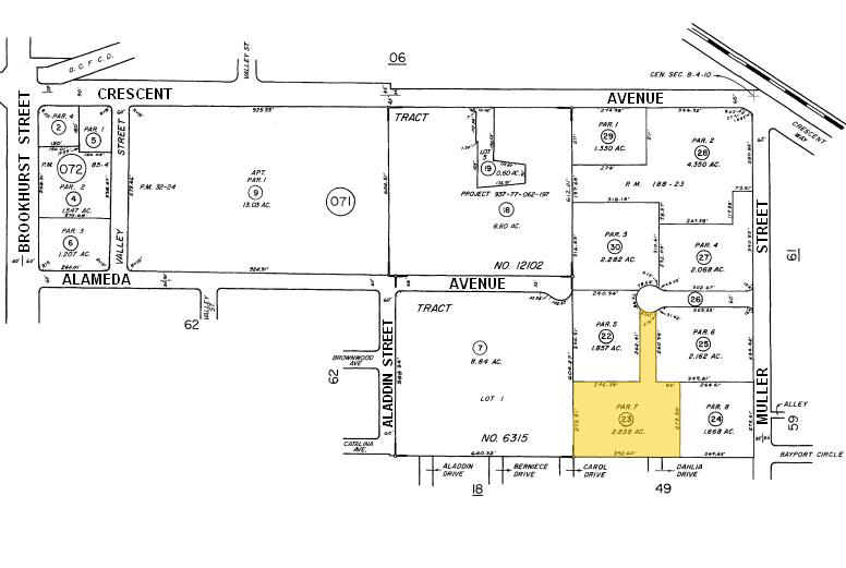 1940-1964 W Corporate Way, Anaheim, CA for sale Plat Map- Image 1 of 1