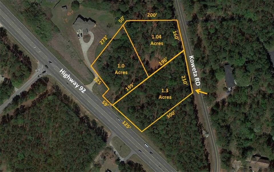6010 Highway 92, Fairburn, GA for sale Plat Map- Image 1 of 1