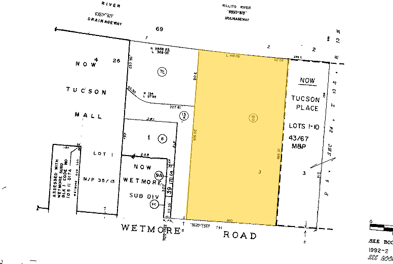 333 E Wetmore Rd, Tucson, AZ for lease - Plat Map - Image 2 of 6