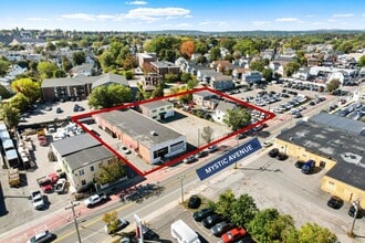 67-81 Mystic Ave, Medford, MA - AERIAL  map view - Image1