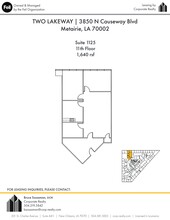 3900 N Causeway Blvd, Metairie, LA for lease Site Plan- Image 1 of 1