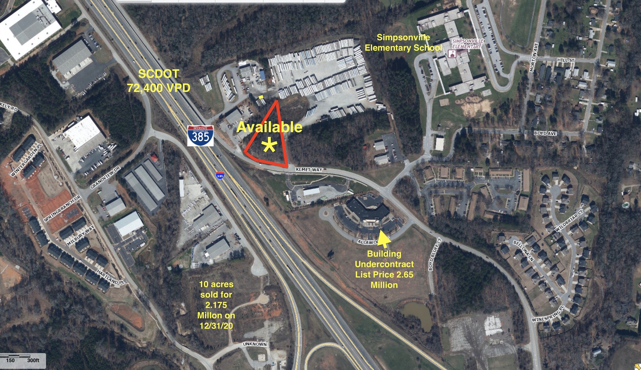 Kemet Way Way, Simpsonville, SC for sale Primary Photo- Image 1 of 1