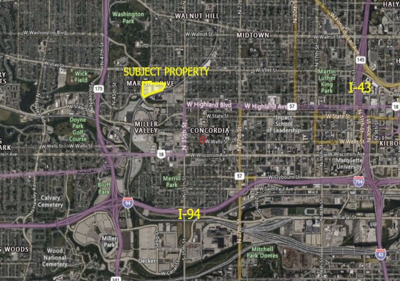 3939 W McKinley Ave, Milwaukee, WI for lease - Aerial - Image 3 of 3