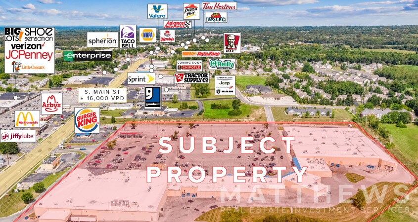 2045-2129 S Main St, Bellefontaine, OH for sale - Building Photo - Image 1 of 1