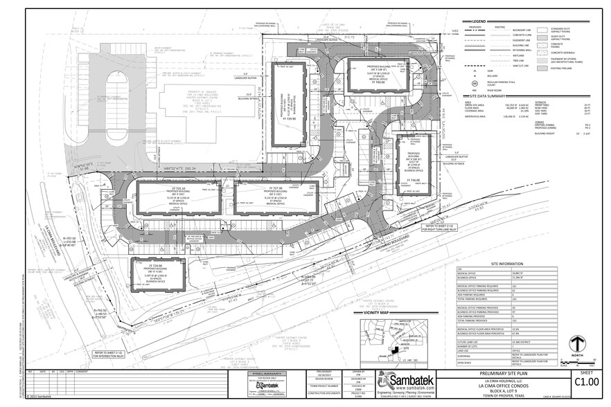 NEC Richland/La Cima blvd, Prosper, TX for sale - Site Plan - Image 3 of 3