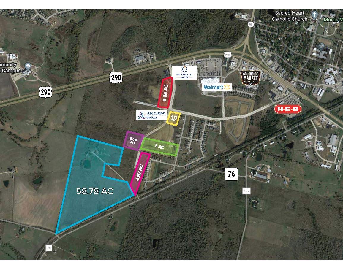 US 290 & Roy Rivers Rd Tract 1, Elgin, TX for sale Primary Photo- Image 1 of 1