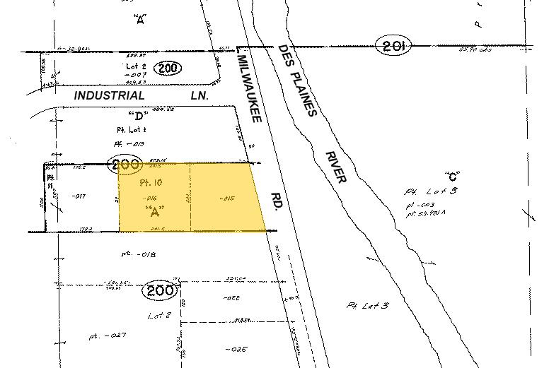 1040 S Milwaukee Ave, Wheeling, IL for sale - Plat Map - Image 2 of 5