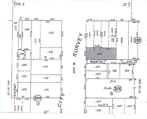 717 S 300 W, Salt Lake City, UT for lease - Plat Map - Image 3 of 8