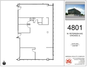 4801 W Peterson Ave, Chicago, IL for lease Floor Plan- Image 1 of 6