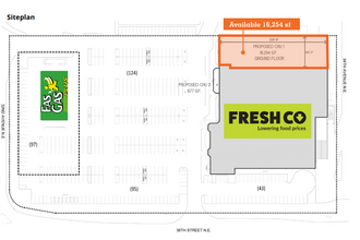 3550 32nd Ave NE, Calgary, AB for lease Site Plan- Image 2 of 2