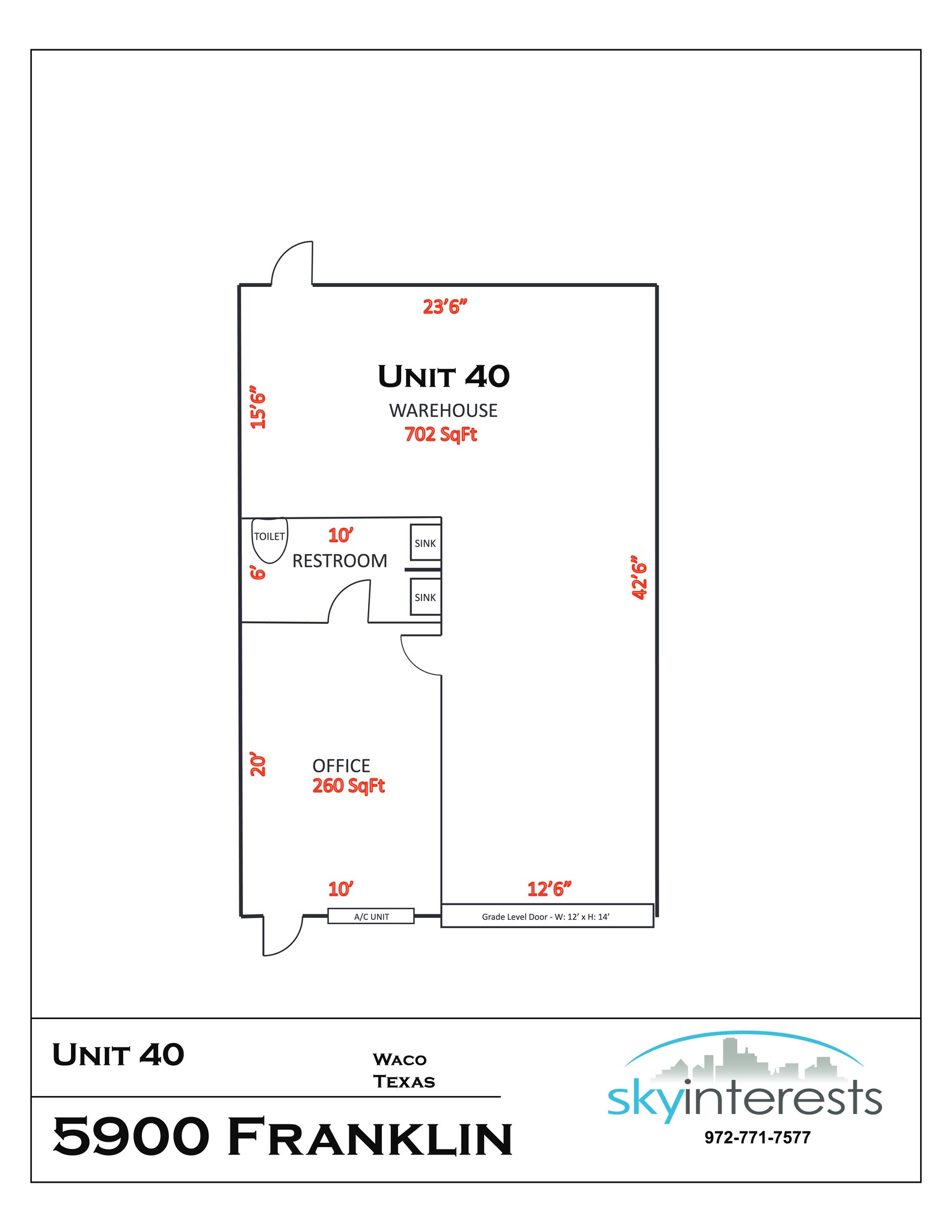 5900 Franklin Ave, Waco, TX for lease Site Plan- Image 1 of 1